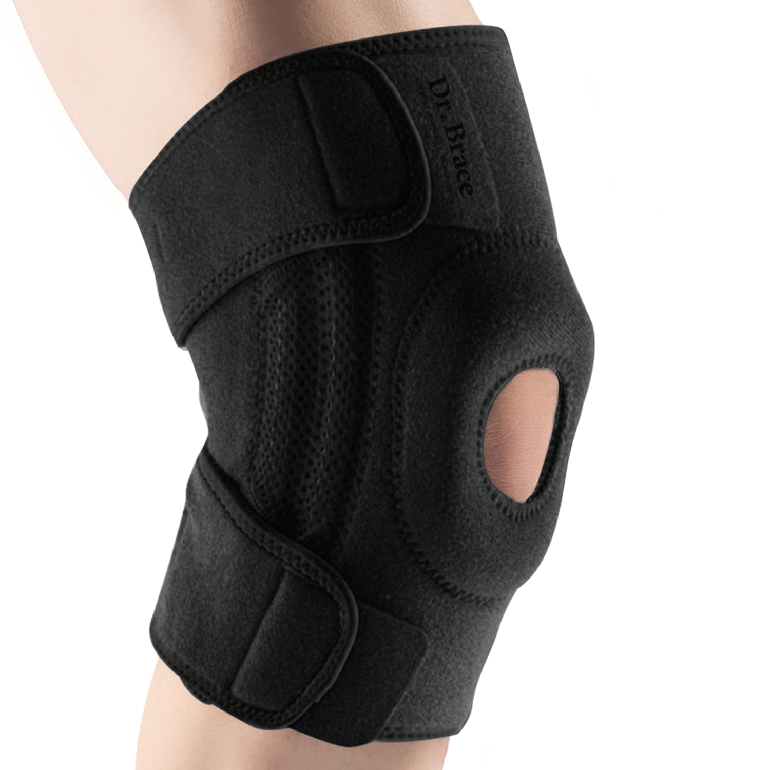 Dr. Brace Elite Knee Brace with Side Stabilizers & Patella Gel Pad - Pluto color
