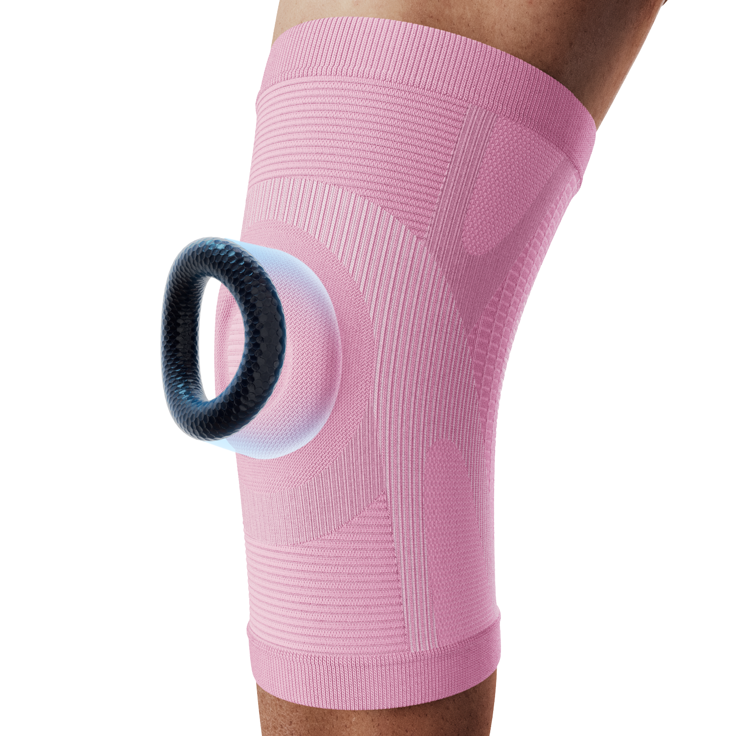 Dr. Brace Knee Sleeve With patella gel pad - All Pink color