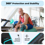 Dr. Brace Elite Knee Brace with Side Stabilizers & Patella Gel Pad - Earth color