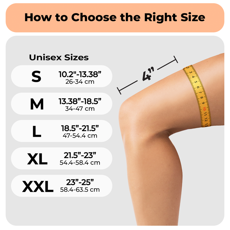 Dr. Brace Elite Knee Brace with Side Stabilizers & Patella Gel Pad - Mercury color