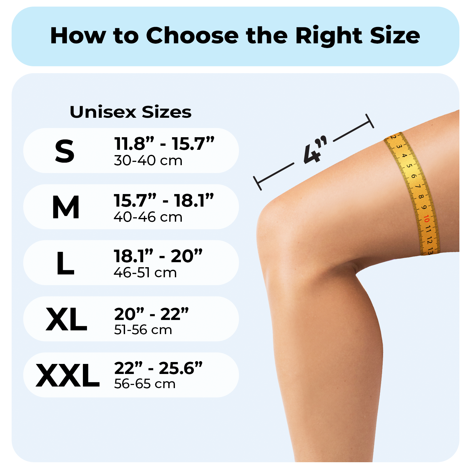 Dr. Brace Knee Sleeve With patella gel pad - Black / Blue color