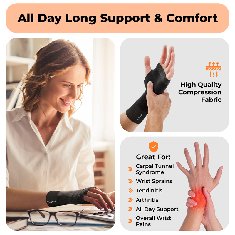 Dr. Brace Wrist Compression Sleeve - Pluto color