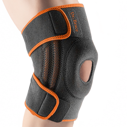 Dr. Brace Elite Knee Brace with Side Stabilizers & Patella Gel Pad - Mars color