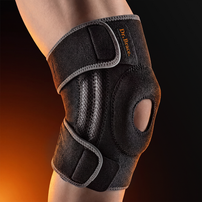 DR. BRACE ELITE KNEE BRACE - 1 PAIR - MERCURY